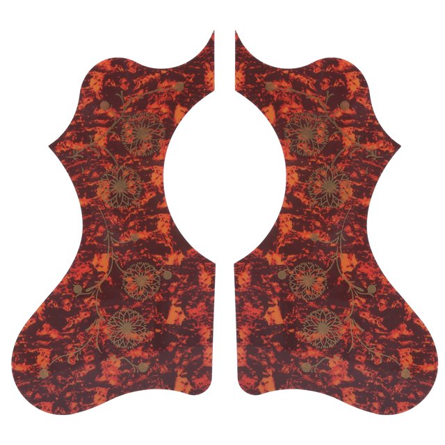 Guitar Guard, Guitar Pickguard Set Plastic Pickguard Plate Guitar Guard Replacement For Professional For Beginner Black,White,Red,Brown