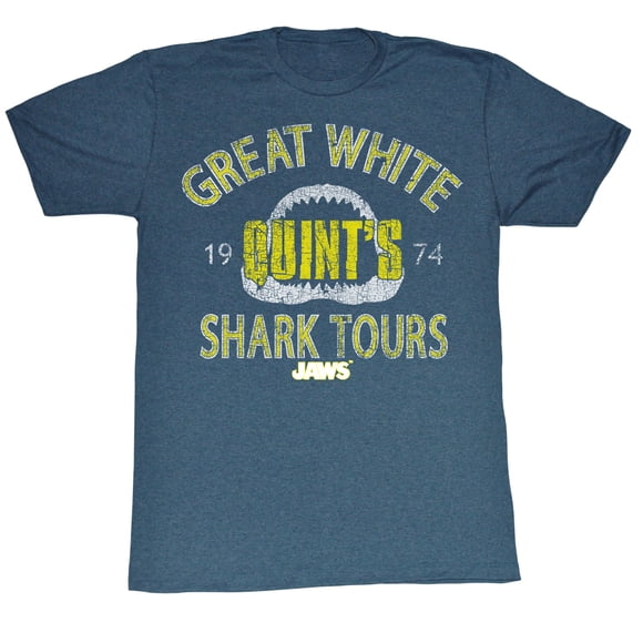 Jaws Shark Tour Adult T-Shirt Tee