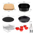 thumbnail image 3 of Air Fryer Accessories Set, Square Air Fryer Accessories, 8 Inch, 3 of 4