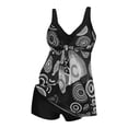 thumbnail image 4 of Maillot de Bain Tankini Grande Taille pour Femmes Robe de Bain Bikini + sous-Vêtements, 4 of 5