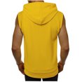 thumbnail image 4 of Yuyuzo Men Tank Tops Full Zip up Summer Crew Neck Sleeveless Hooded Shirts Workout Gym Muscle Tanks, 4 of 6
