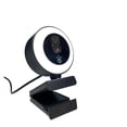 thumbnail image 1 of USB Webcam with Ring Light Privacy Cover Tripod Type-C for PC Streaming Meeting ,Easy to Install, 1 of 6