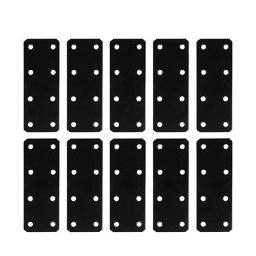 SHISUYAN 10pcs Flat Straight Brace Bracket Solid Mending Plate Repair Fixing Replacement