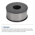thumbnail image 3 of Uxcell 22AWG Stranded Wire Hookup 30M/100ft Grey, Electrical Wire UL1007 Spool, 3 of 6