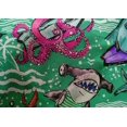 thumbnail image 5 of oneOone Cotton Silk Sea Green Fabric Ocean Life Sewing Craft Projects Fabric Prints By Yard 42 Inch Wide, 5 of 5