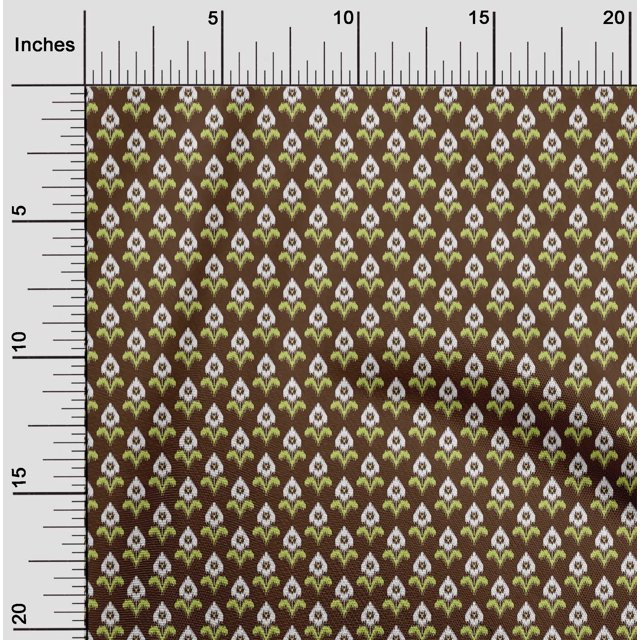 oneOone Cotton Poplin Fabric Ethnic Ikat Fabric Prints By Yard 42 Inch Wide