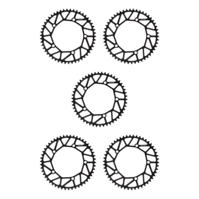 Youkk Alloy Crank set - Durable Precise Fit Smooth Operation - Guaranteed Compatibility Bicycles Crank 50T black 5Set