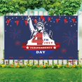 thumbnail image 2 of Independence Day Decoration, Independence Day Flag Polyester Hanging Cloth Background Banner Decoration 90*150Cm/35*59 Inches, Flags_ Banners & Accessories, 2 of 5