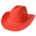thumbnail image 4 of Glitter Silver Black Cowboy Hats For Women Western Sparkly Rhinestone Hat For Ladies, 4 of 4
