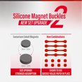 thumbnail image 3 of kurtrusly Silica Gel Secure Air Fryer Parchment Fix High Temp Resistant Buckle Clip Suitable For Fixing white, 3 of 5