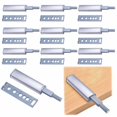 thumbnail image 2 of Wweixi Silver Push To Open Door Catches Easy To Install Premium Wide Applications Stainless Steel 1Set, 2 of 6