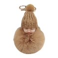 thumbnail image 1 of 1Pcs Creative Key Chain Multi-purpose Adorable Sleeping Baby Doll Pendant Household Supplies, 1 of 10