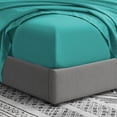 thumbnail image 4 of Swift Home Luxury 4-Piece Sheet Set with Extra Pillow Case, TwinXL, Larkspur Blue, 4 of 8