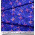thumbnail image 3 of Soimoi Poly Georgette Fabric Dot & Butterfly Printed Fabric 1 Yard 52 Inch Wide, 3 of 3