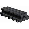 thumbnail image 3 of OUYAWEI 6PC Trench Drain System Driveway Drainage Channel Plastic Grates End Caps Heavy Duty Black, 3 of 9