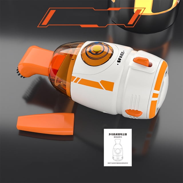 EGNMCR Cordless Vacuums Hand Held Vacuums Cordless Desktop Vacuum Cleaner Electric USB Charging Night Light Handheld Desktop Cleaner Rubber Mini Keyboard Desktop vacuum