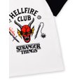thumbnail image 4 of Stranger Things T-Shirt à Manches Courtes Blanc pour Enfants Unisexe Hellfire Club (9-10 Ans), 4 of 6