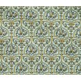 thumbnail image 4 of oneOone Cotton Flex Fabric Leaves & Floral Block Printed Fabric 1 Yard 40 Inch Wide, 4 of 4