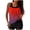 Red, variant on Moxiu Women's Two Piece Tankini Swimsuit Gradient Blouson Tank Top High Waist Boyshorts Bathing Suit for Summer Beach Swimming Surfing Multicolor,XL