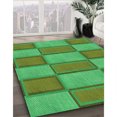 thumbnail image 3 of Ahgly Tapis Rectangulaire Lavable en Machine, Algues Vertes, 2 Pieds x 5 Pieds, 3 of 7