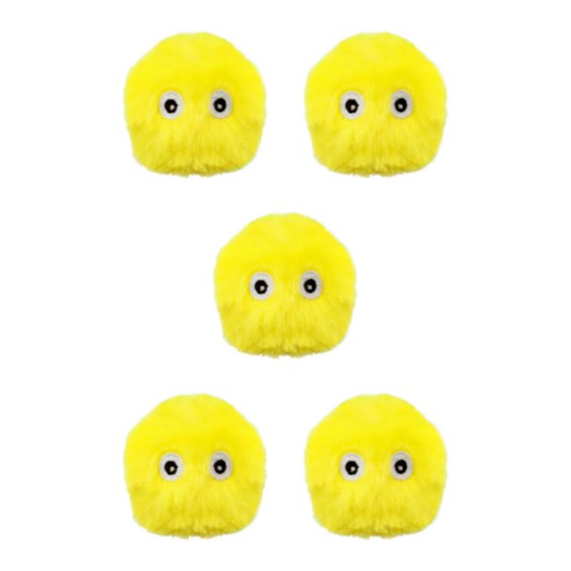 relayinert Cat Training Toys Interactive Play For Cats Of All Ages Safe And Non-toxic Cat Interactive Toy yellow 5Set