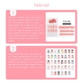 thumbnail image 4 of ziyahi False Nail Wearable Perfect Matching Simple to Wear No Irritating Odor Fake Fingernail Breathable Press Type Adjustable Paster Type 16 Type 12 F741 1Set, 4 of 6