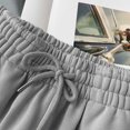 thumbnail image 4 of Timegard Shorts for Women Elastic Waisted Drawstring Athletic Sweatshorts Running Shorts with Pockets, 4 of 5