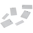 thumbnail image 4 of 10 Pieces Metal Flat Rectangle Blank Stamping Charms Making Metal Blank Tag Pendants 9x25mm, 4 of 9