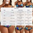 thumbnail image 3 of Plus Size Swimsuit for Women with Adjustable Side Ties, Ruching and Wide Straps, Two-Piece Bikini Set in Flattering Prints for Beach and Pool, 3 of 8