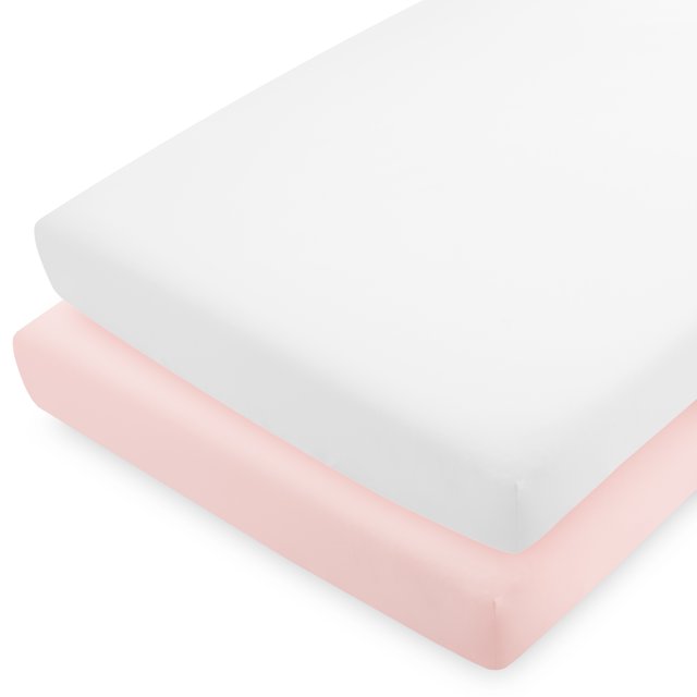Bare Home Drap-Housse pour Berceau en Microfibre Ultra-Douce