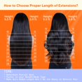 thumbnail image 3 of Full Shine Black Clip in Hair Extensions 24 Inch Remy Hair Extensions Clip in Human Hair Jet Black Natural Hair Clip in Extensions for Long Hair Black Hair Extensions 7 Pieces, 3 of 9
