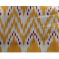 thumbnail image 4 of oneOone Georgette Viscose Fabric Chevron Ikat Decor Fabric Printed BTY 42 Inch Wide, 4 of 4