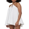 thumbnail image 1 of Women Halter Neck Formal Dress Loose Backless Mini Evening Gown, 1 of 9