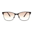 thumbnail image 3 of Mens 90s Fashion Metal Rim Rectangle Bifocal Light Sunglasses Reader Copper +2.0, 3 of 4
