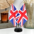 thumbnail image 3 of Mini Flag Holder Stand for Small Flags Office Outdoor Use Black Plastic 8-hole, 3 of 9
