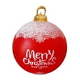 thumbnail image 2 of Décorations de Boule Gonflable de Noël 60CM pour Extérieur, Cour, Porche et Jardin - PVC Résistant aux Intempéries, Sans Lumières Incluses, 2 of 5
