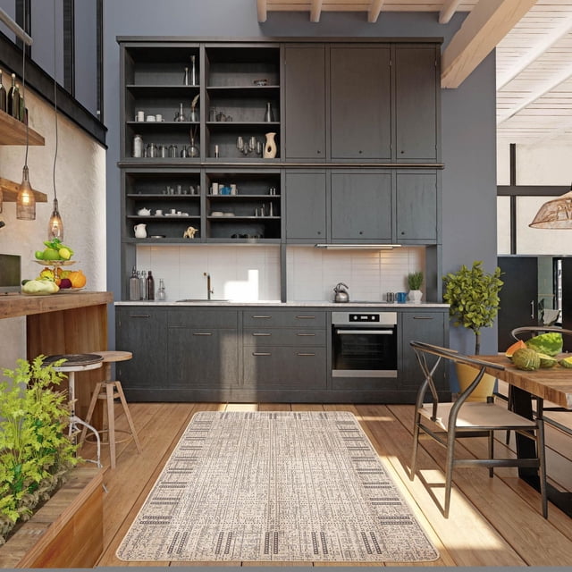 ECARPET Kitchen, Hallway, Laundry Room, Entrance, Kids Room, Bathroom Mat & Utility Rug, Non Slip Rubber Backing