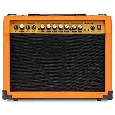 LyxPro Electric Guitar Amplifier 40 Watt Guitar Amp w/Built-In Speaker