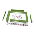 thumbnail image 3 of segolike 144 Pcs Mini Tuiles de Mah-Jong Table Activités Fournitures Version Chinoise Ensemble de Jeu Vert, 3 of 9