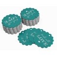 thumbnail image 3 of Inkdotpot 50 Pack Real Silver Foil Paper Tags Made With Love Text Favor Hang Tags, 3 of 6