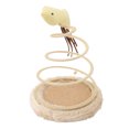 thumbnail image 3 of Jouet Interactif de Chat Debout en Peluche, Jouet de Chat de Plaque de Ressort Favorisent l'Exercice Scratcher Base Stable Haute Élasticité pour les Poissons d'Intérieur, Boule, 3 of 8