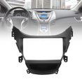 thumbnail image 3 of 9 Inch Car Radio Stereo Fascia GPS Navigation Panel Frame for Elantra 2011–2014 Black ABS Material, 3 of 7