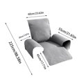 thumbnail image 3 of Chmadoxn Chair Covers,Couch Cover Recliner Sofa Towel -dirty Pet Sofa Cushion Solid Color Rocking Chair Massage Chair Sofa Protection Cover Towel Recliner Chair Cover Sofa Cushion, 3 of 7