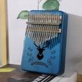 thumbnail image 2 of 17Keys Portable Thumb Piano Beginner Instrument Kalimba Finger Piano Mbira Small Musical Toys, 2 of 8