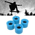 thumbnail image 3 of Roues de Planche à Roulettes, Matériau PU Haute Résistance Résistant à l'Usure Roue de Planche de Surf Stabilité Pièces de Rechange pour Rampe Trottoir Route en Ciment Noir,Jaune,Bleu,Rouge, 3 of 7