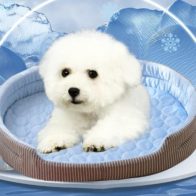 EGNMCR Blankets & Throws Summer Slight Chill Dog And Kittens Mattress Quick Slight Chill Soft Dog And Kittens Mattress Removable Non-Slip Pet Mattress For Dogs And Kittens Sleeping Dogs cushion