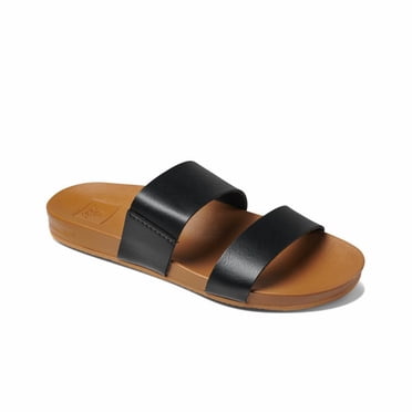 Reef Women CUSHION VISTA BLACK/NATURAL SANDAL
