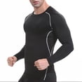 thumbnail image 4 of asjyhkr Mens Compression Shirts Long Sleeve Workout Athletic Running T Shirts Summer Quick Drying Performance Tops for Sports, 4 of 4