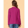 thumbnail image 4 of INSPIRE CHIC Cardigan Ouvert à Manches Longues à Imprimé Léopard pour Femme Rose Violet TP, 4 of 5
