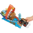 thumbnail image 4 of Hot Wheels Monster Trucks Arena Smashers Treasure Chomp Challenge Playset, 4 of 5